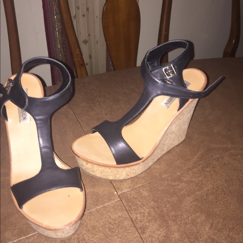 Steve Madden Cork Wedges
